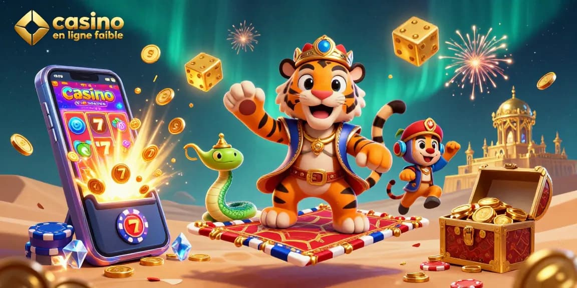 Vivez l'expérience du casino en ligne fiable avec un sultan tigre et des machines à sous éclatantes.