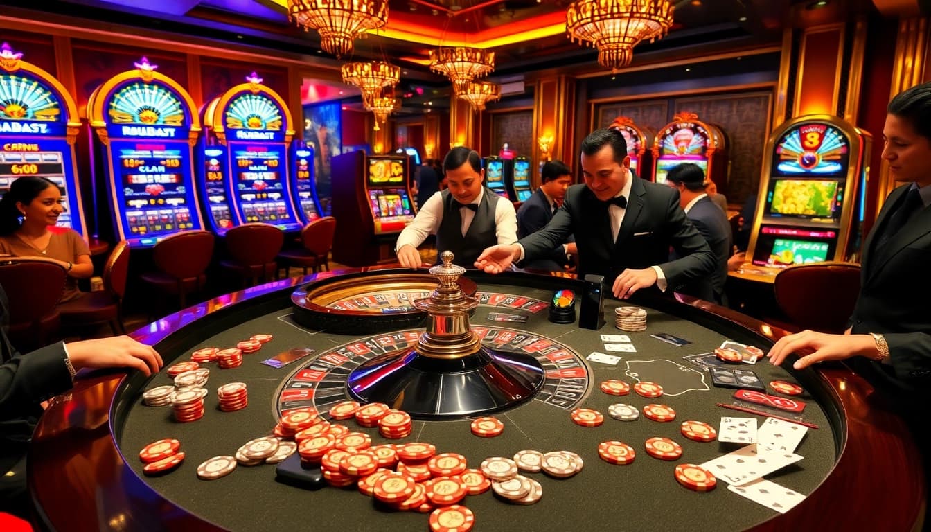 Experience the thrill of gambling at xo88.quest with dynamic casino action featuring roulette and poker.