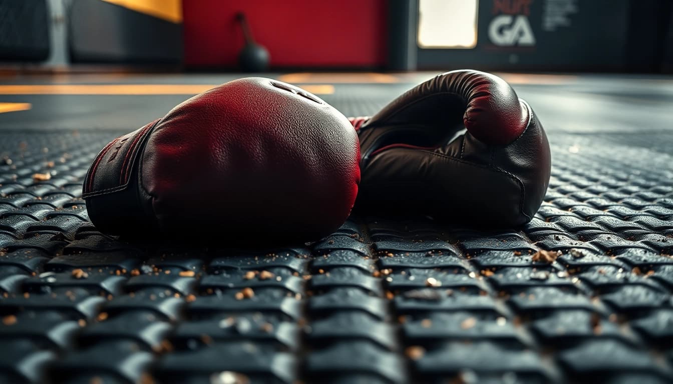 Train hard with durable MMA gloves designed for maximum impact and support during intense training.
