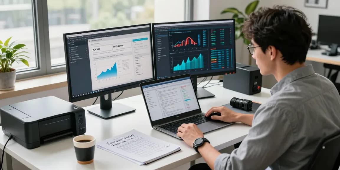 Detect fraud in pdf with advanced AI document verification tools in a professional workspace.