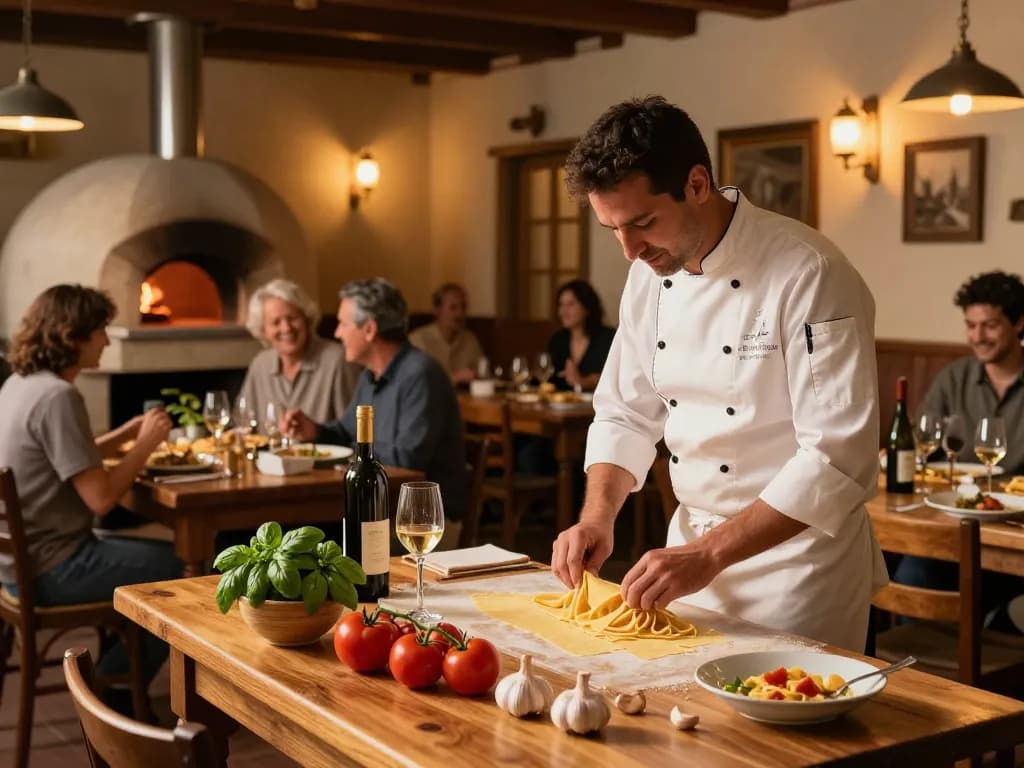 Delicious homemade Italian dishes at La Osteria 88Pulsa in Guadalajara.