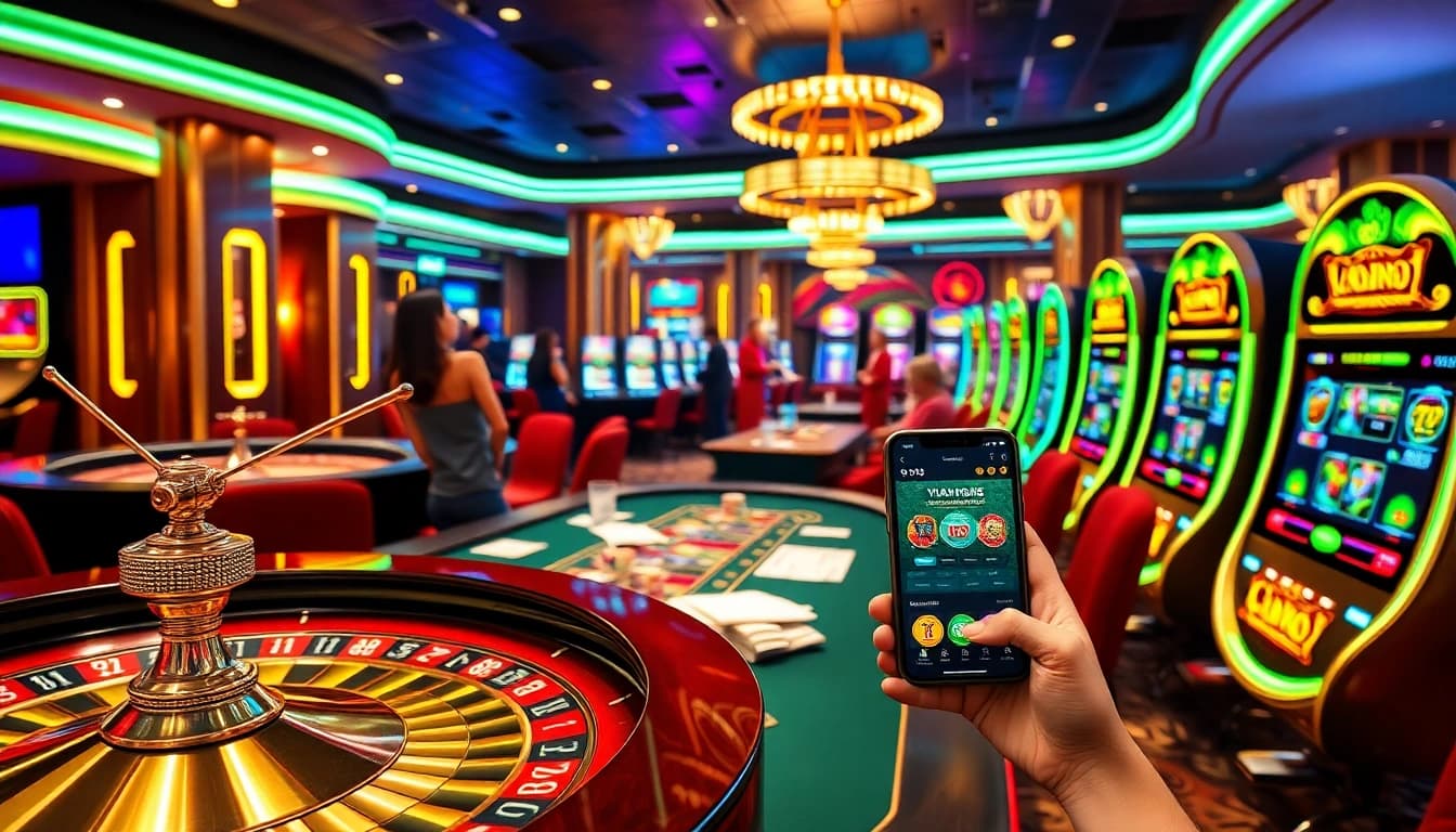 Engaging players at Vua99 enjoying thrilling casino games with vibrant atmosphere.