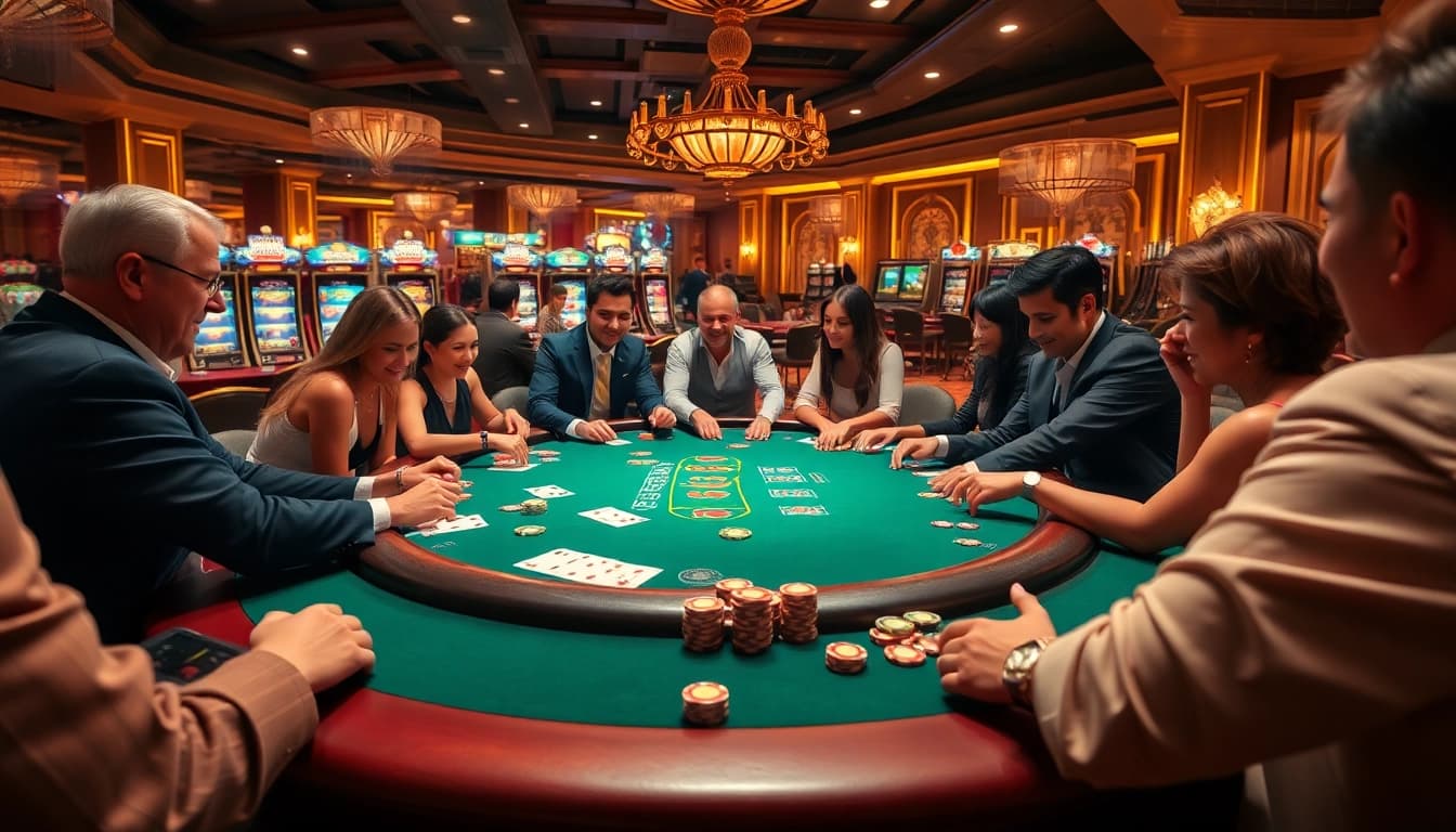 Experience the thrill of high-stakes poker at the b52 casino, where excitement and luxury meet.
