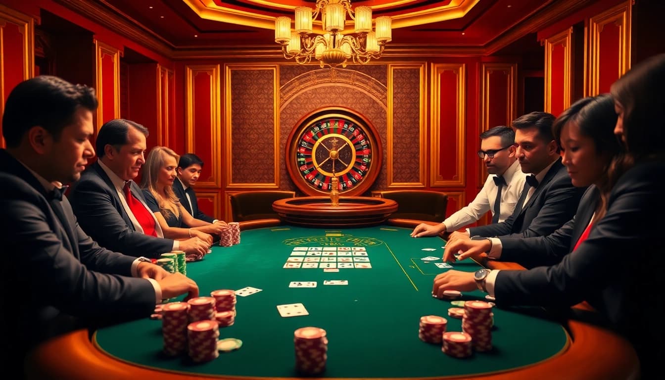 Experience excitement at the poker table with https://nh88.net/ as players engage in high-stakes action.