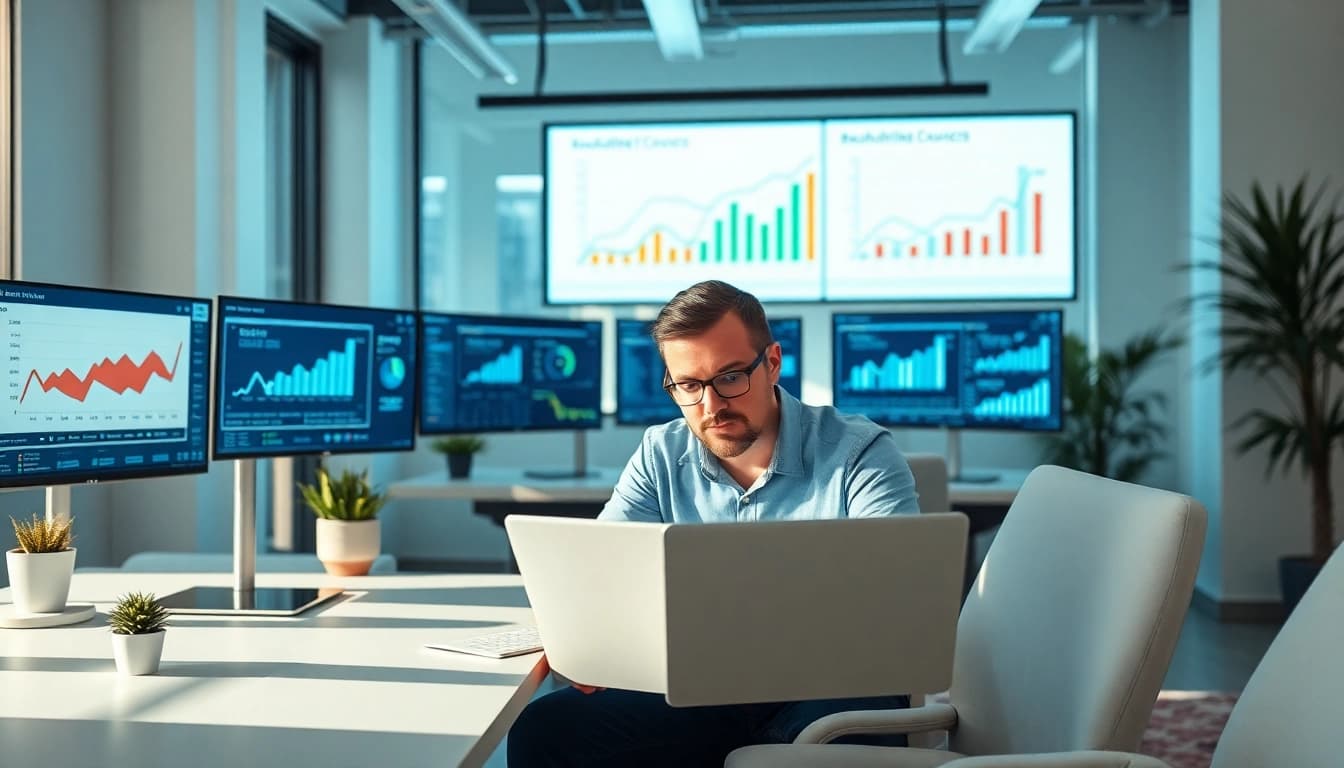 Enhance your strategy with Search Engine Optimization Clearwater analysis in a bright office.