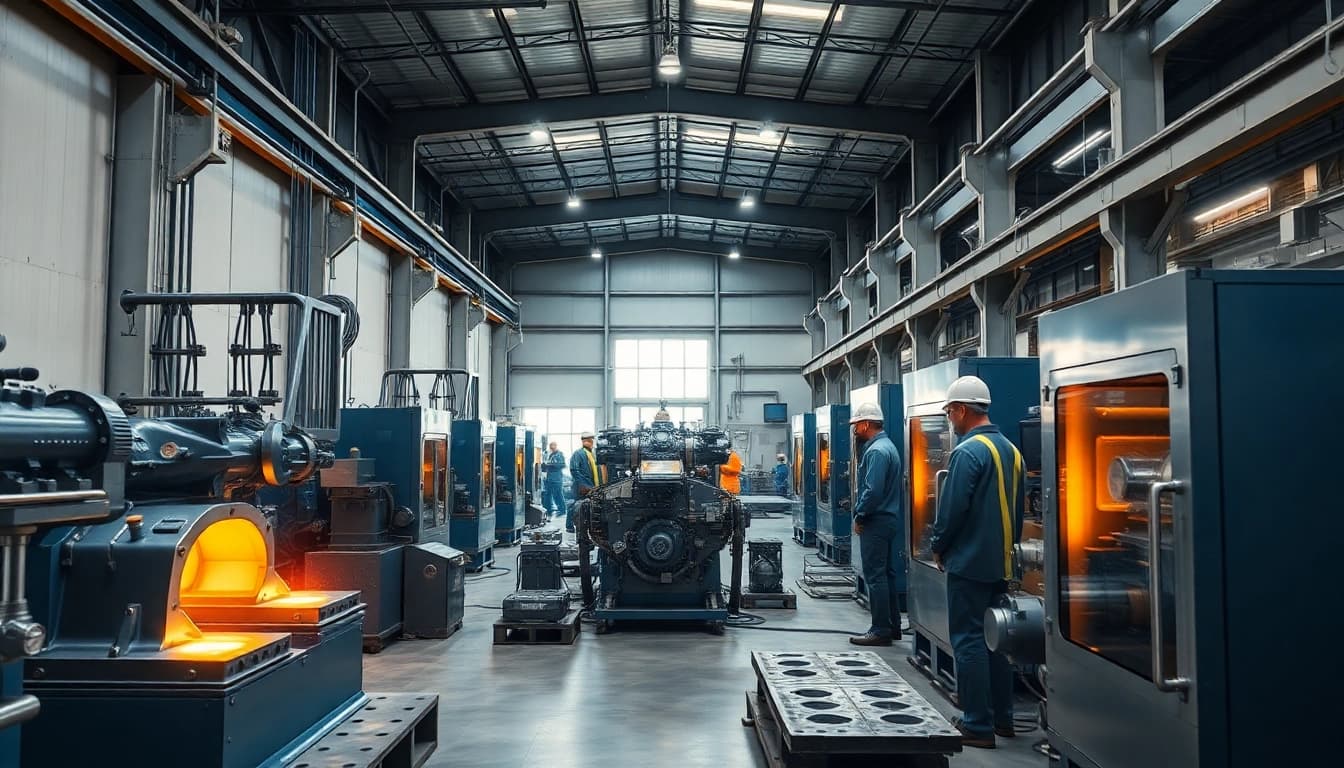 Innovative die casting company Malaysia manufacturing process with advanced machinery.