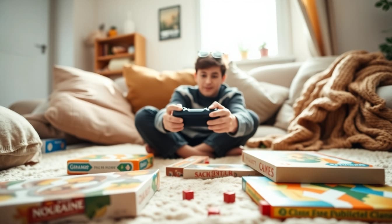 Engage in exciting Games to play by yourself in a cozy gaming environment.