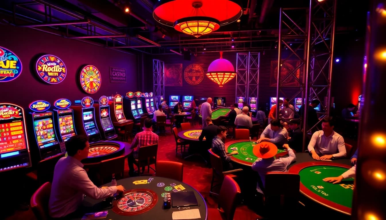Caffolding Bolton supports thrilling casino gameplay with vibrant tables and slot machines.