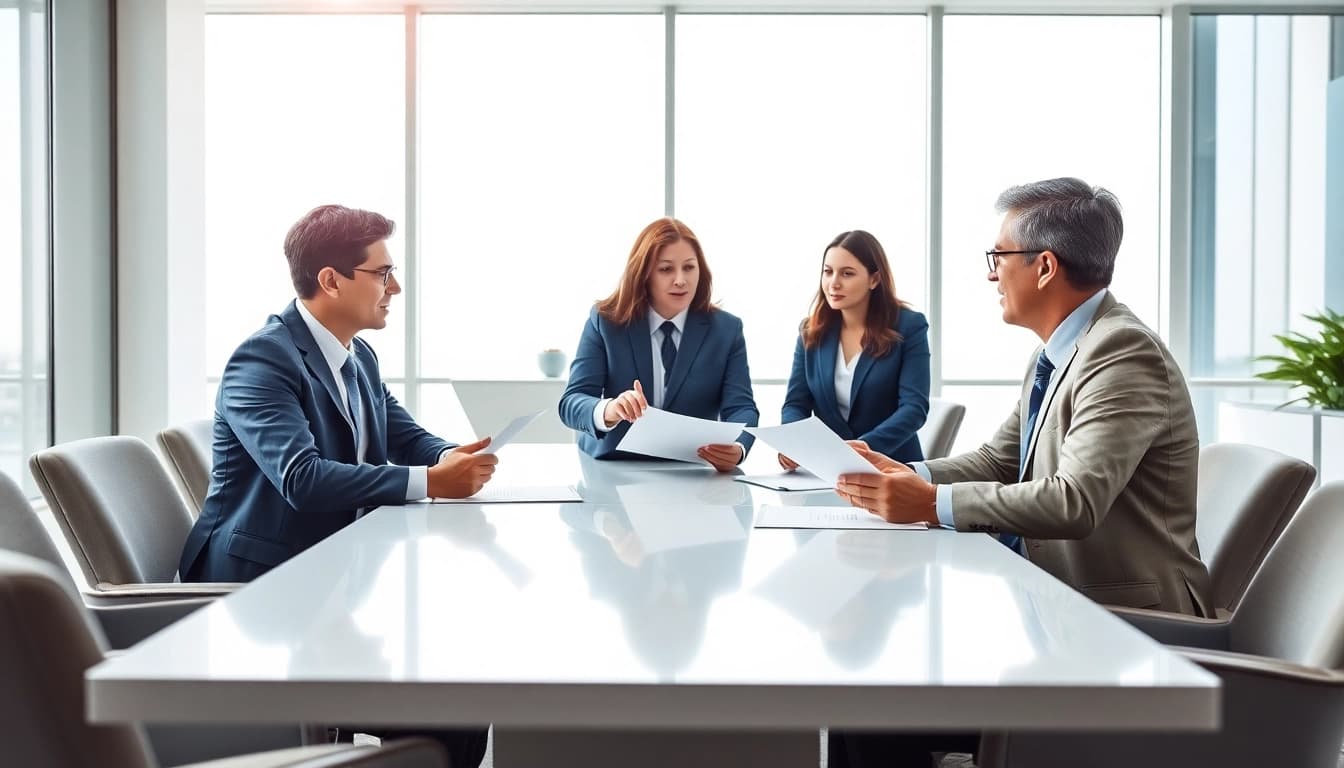 Experienced legal team consulting with clients at https://www.lalitlaw.com for employment law solutions