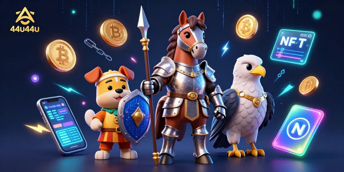 Jogadores de 44u44u batendo jackpots em uma ilustração de cassino vibrante.
