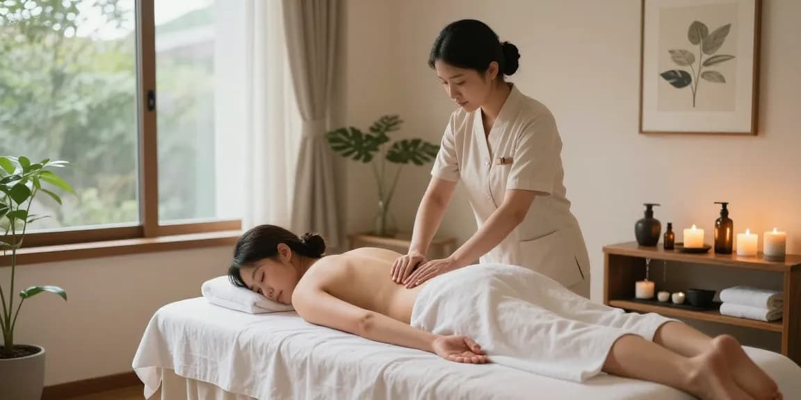 Rejuvenating 대구마사지 in a serene spa environment with calming elements.