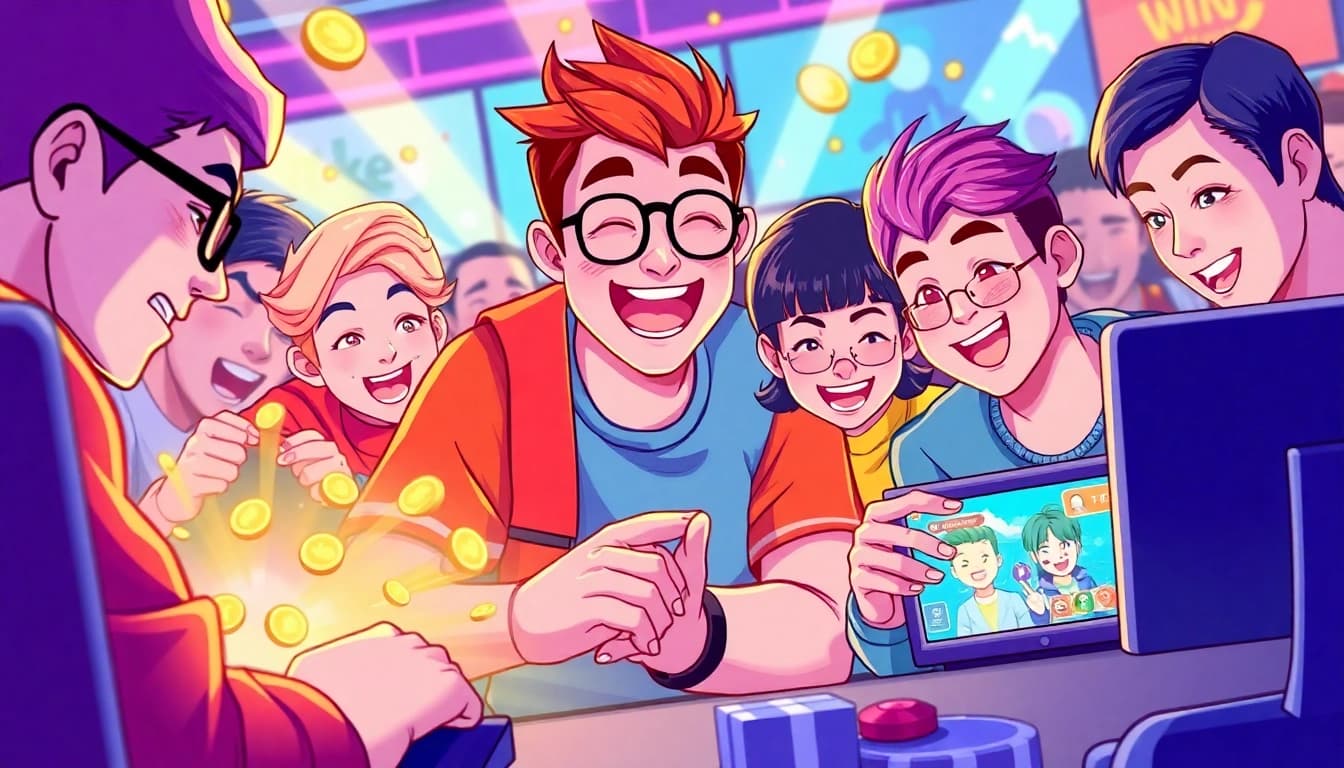 Tashan Win players having fun in an exciting online game environment with vibrant graphics.