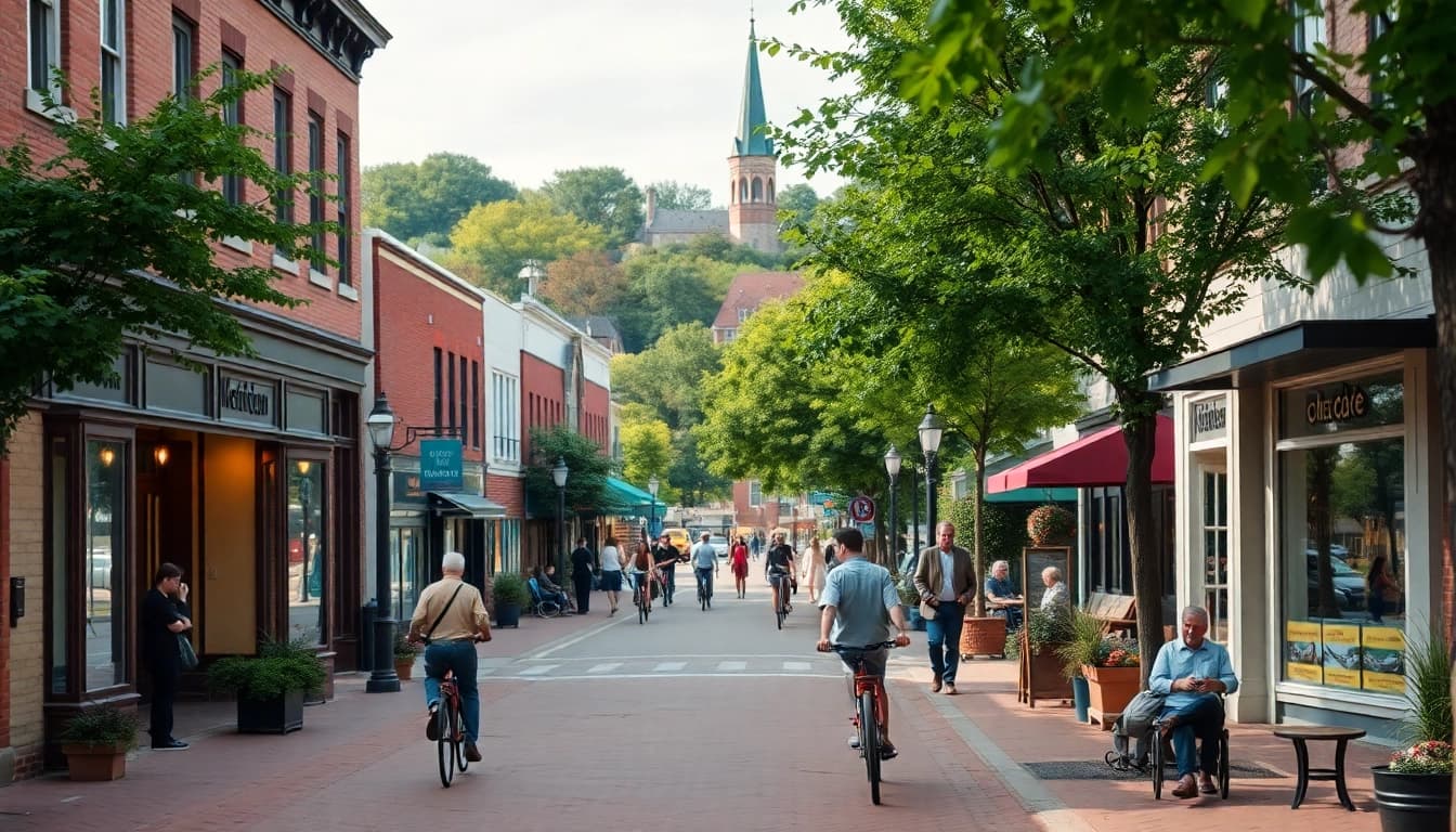 Explore Nottingham, MD's lively main street filled with shops and cafes.