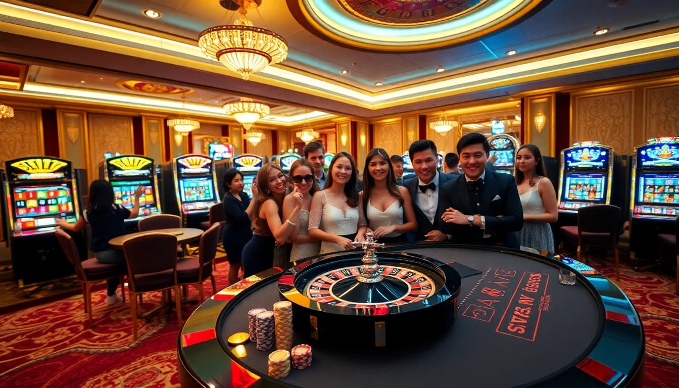 Experience the excitement of gambling at S88VIP with vibrant casino visuals and thrilling game action.