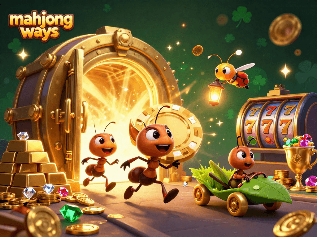 Menangkan jackpot dalam mahjong ways dengan karakter lucu dan harta karun berkilau di kasino.
