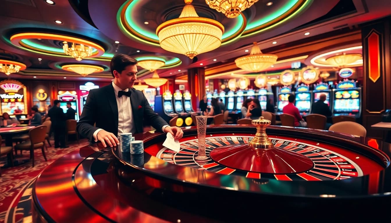 Experience the excitement of onicplay with vibrant casino games and betting action.