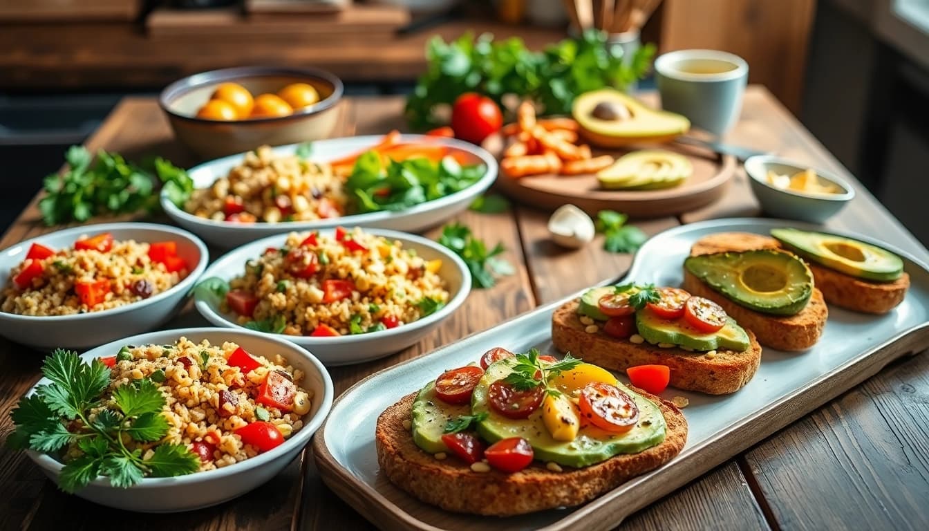 Engaging vibrant dishes from recipesalexarciab.com showcasing easy healthy recipes.