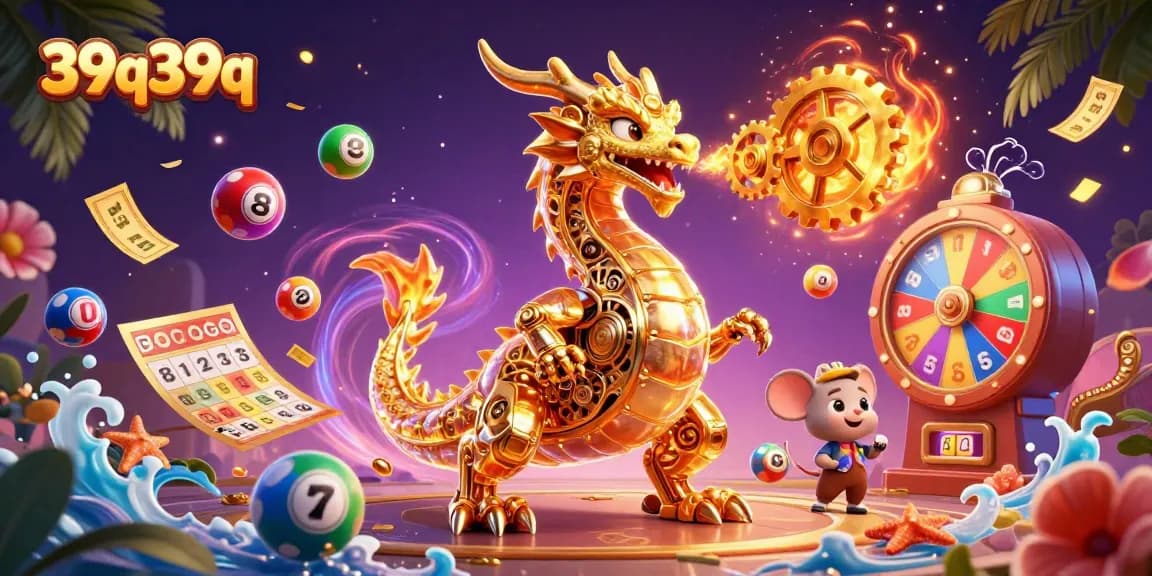Engage with 39q39q's dynamic games featuring golden dragon mechanics and colorful lottery elements for thrilling payouts.