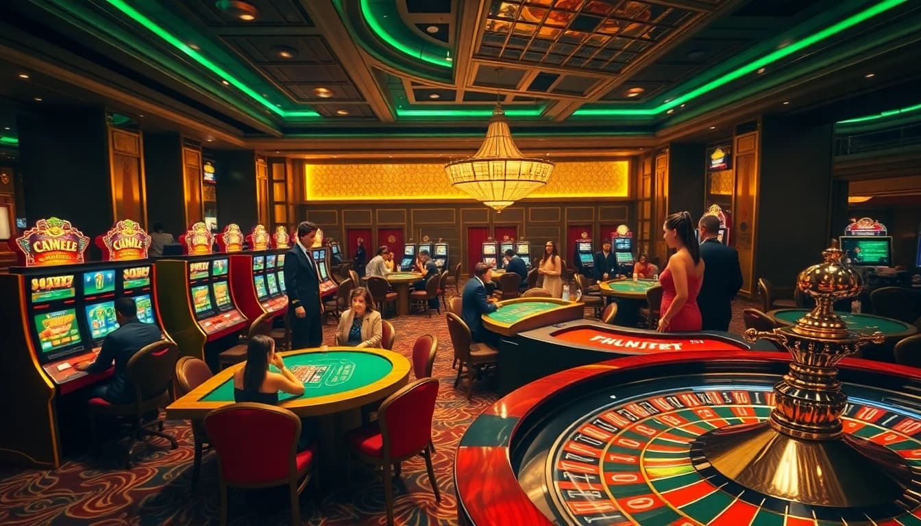 Experience the thrill of gambling at Nhà Cái THABET with luxurious casino visuals and exciting gameplay.