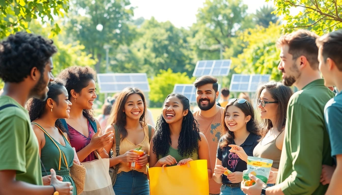 Engage with stories from https://www.unsustainablemagazine.com at a community gathering on sustainability.