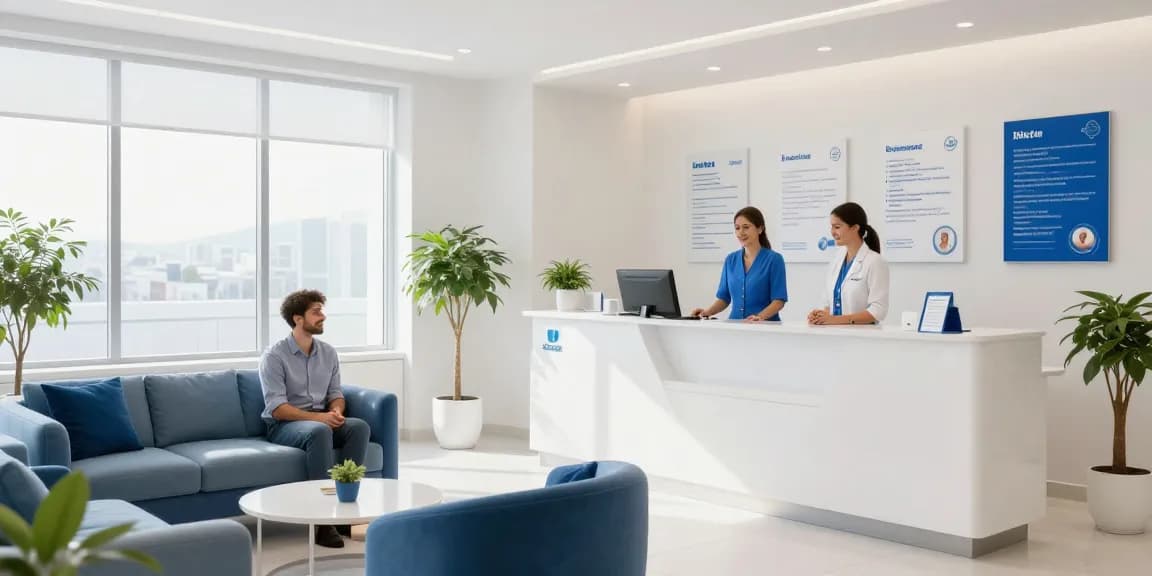 Hair transplant Istanbul consultation at a modern healthcare clinic.