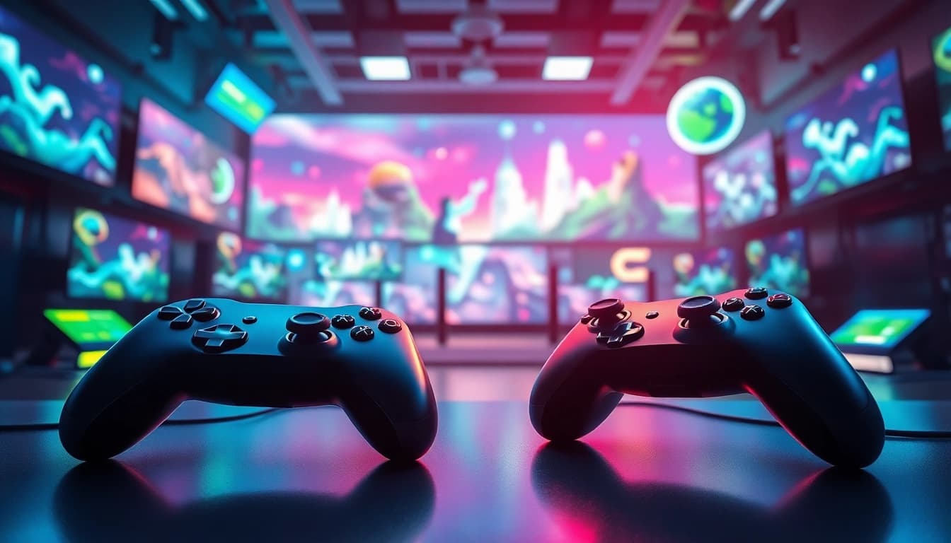 Engaging image depicting gaming evolution with innovative designs at https://www.trilgameshproject.com.