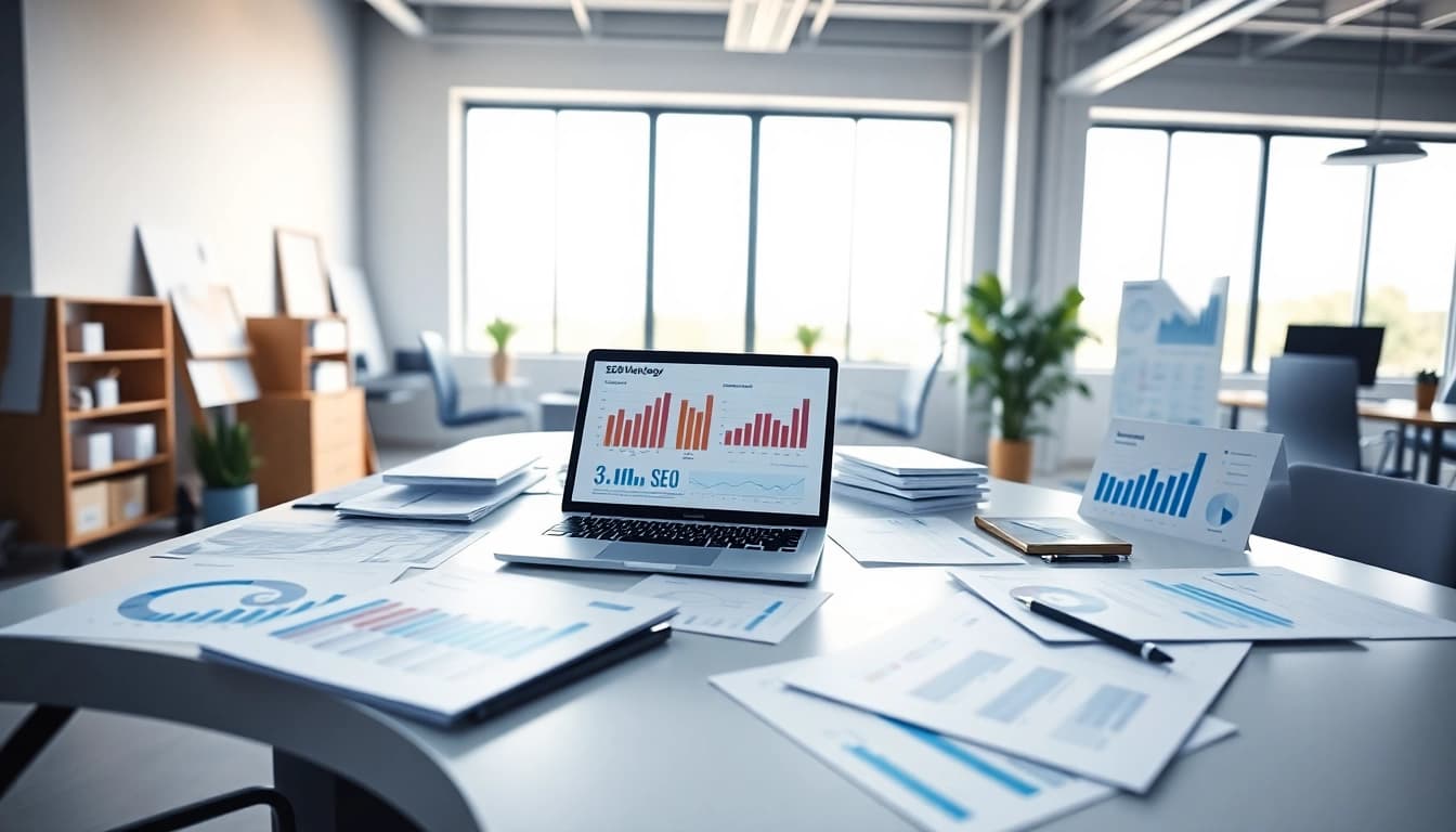 Optimize your SEO performance with a modern workspace setup featured on seo.my