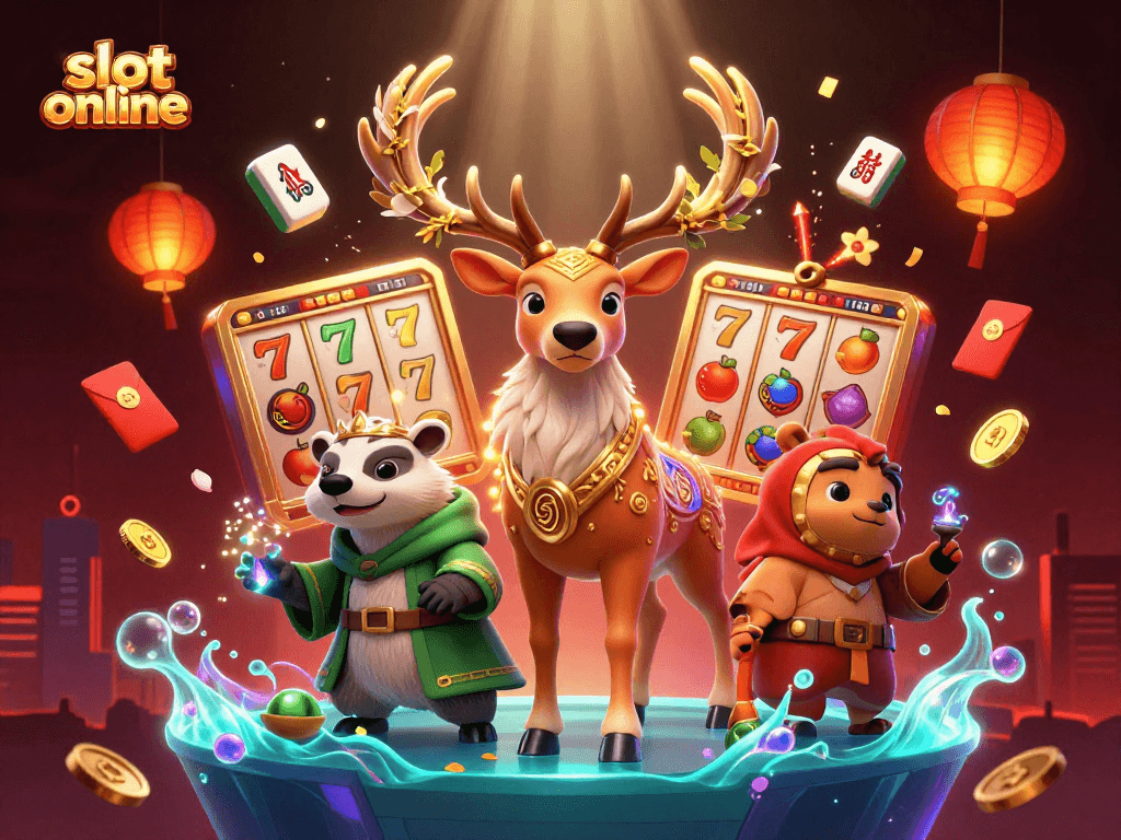 Slot online: Menangkan permainan dengan keberuntungan dan strategi yang tepat dalam ilustrasi 3D penuh warna