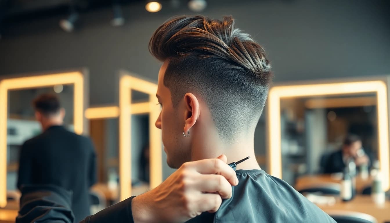 Frizer Craiova oferind o coafură elegantă într-un salon modern și primitor.