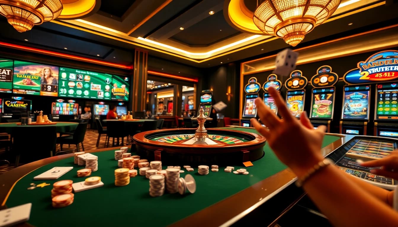 Experience the excitement of AF88's vibrant casino scene with dynamic gameplay and stunning visuals.