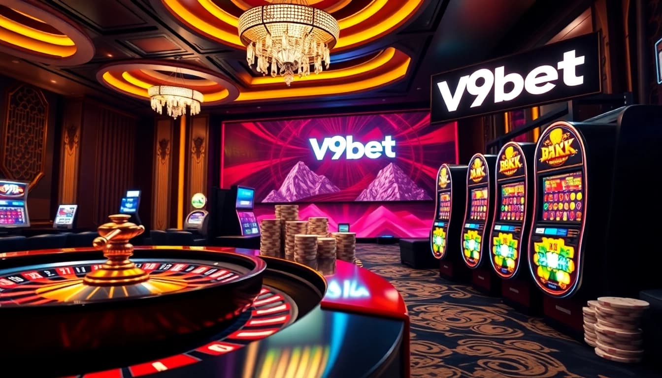 Engaging players with Link V9bet through an exciting online gambling experience.