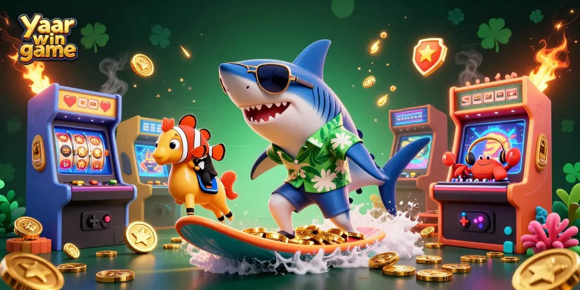 Experience the thrill of Yaar win game with vibrant characters and exciting gaming elements in a casino atmosphere.
