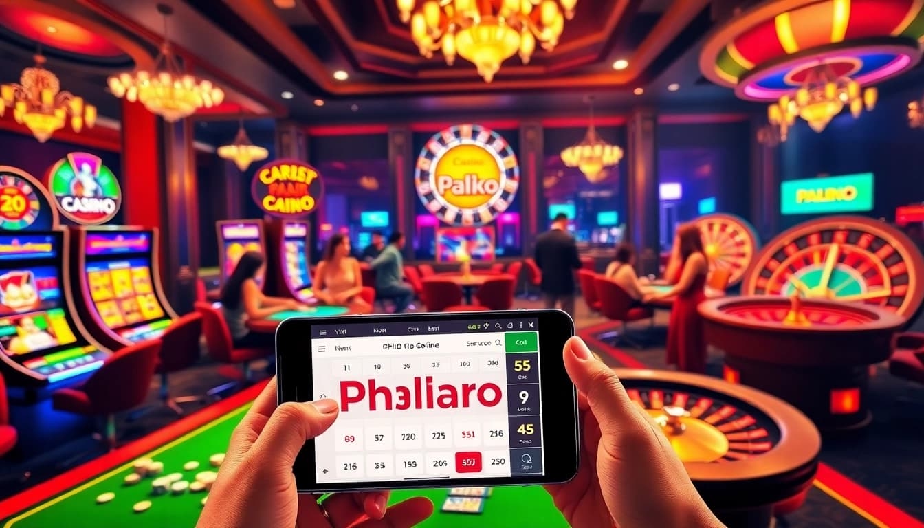 Experience the thrill of gaming as you visit Phlaro online with vibrant casino elements.