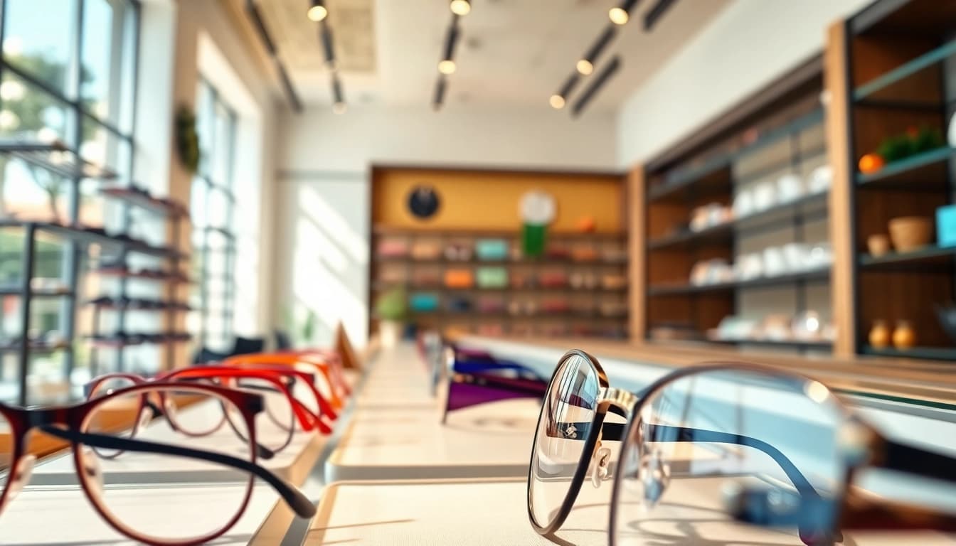 Stylish eyewear collection at specsdr.com featuring designer glasses and vibrant displays.