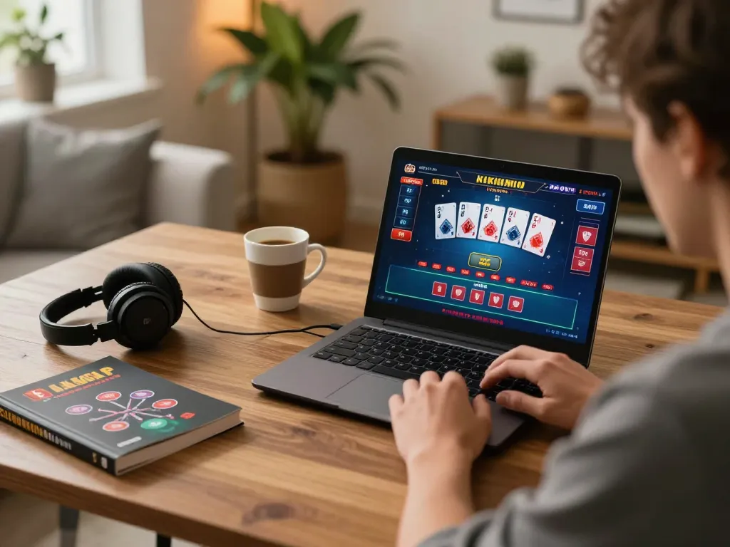 Player immersed in a live blackjack game on 678vip, showcasing an engaging online gambling experience.