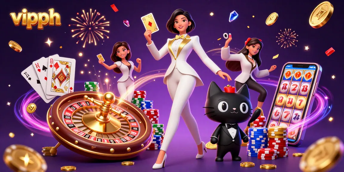 Experience thrilling gaming with vipph featuring a glamorous dealer and vibrant casino elements.