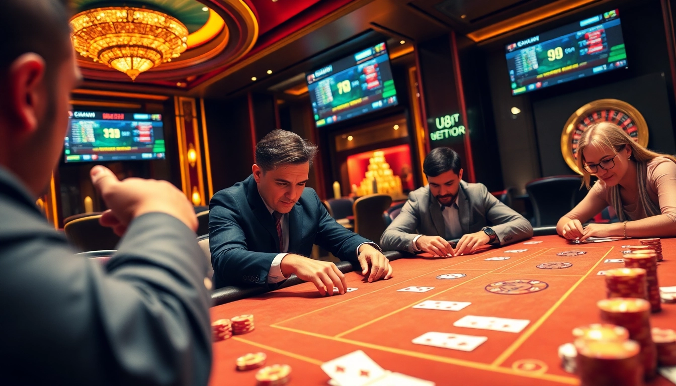 Experience the strategic excitement of uu88 bet at a luxurious poker table with high-stakes action.