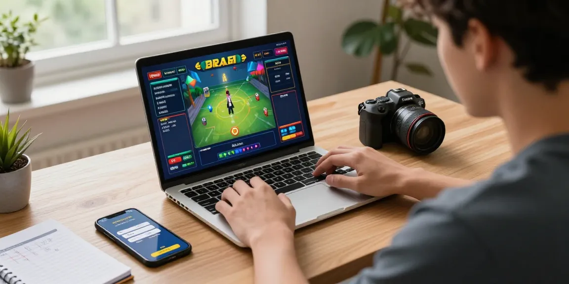 Engaged player at home enjoying aviator betway game on laptop with instant withdrawal notifications.