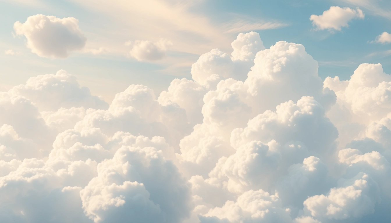 Redécouvrez la magie d'iletaitunnuage.fr avec une illustration de nuages oniriques.