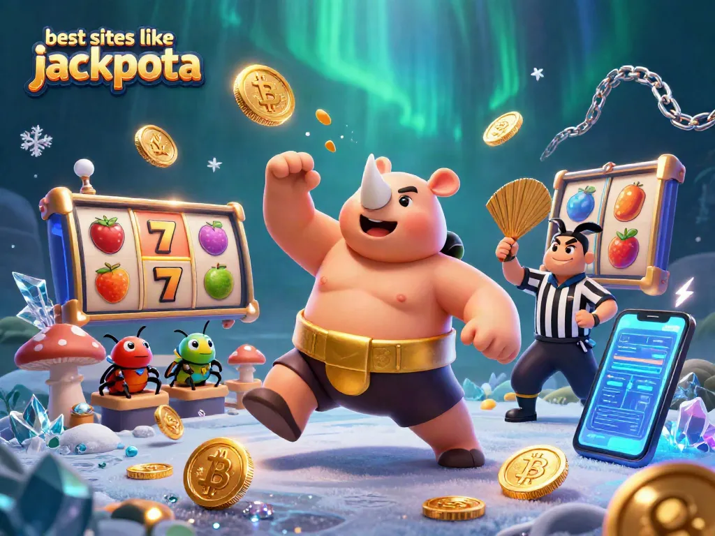 Experience thrilling gameplay at the best sites like jackpota with vibrant characters, coins, and gaming elements.
