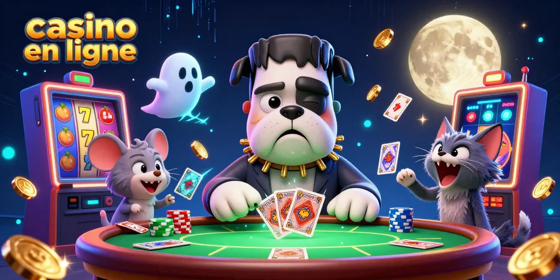 Venez jouer dans notre casino en ligne avec des personnages amusants et des symboles de machines à sous!