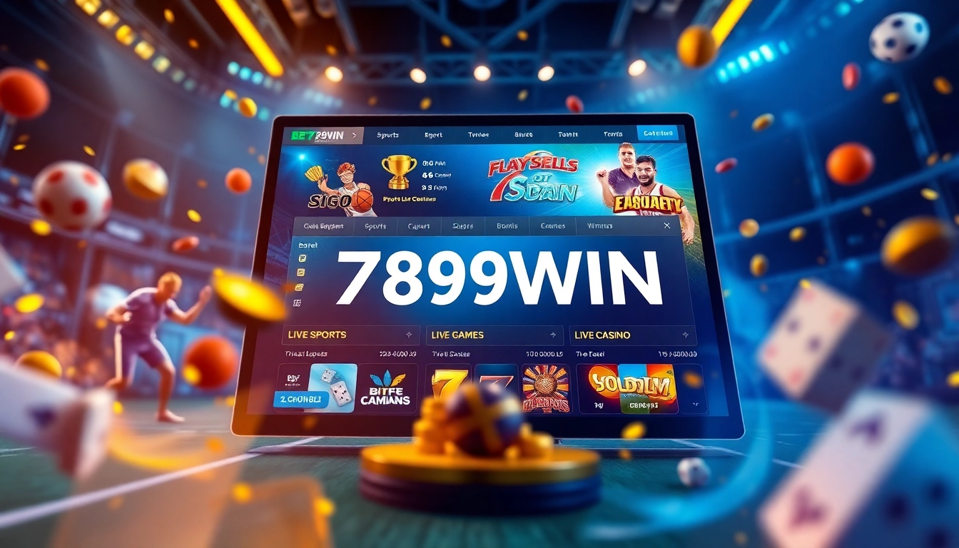 789WIN online betting platform showcasing sports and casino games in an engaging, modern interface.