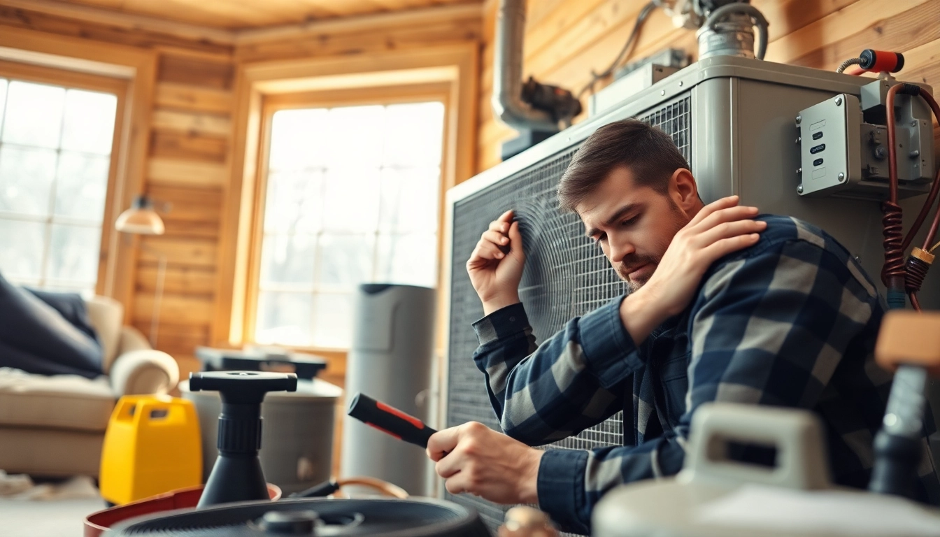 Ensure optimal heat pump maintenance minnesota with a professional technician in action.