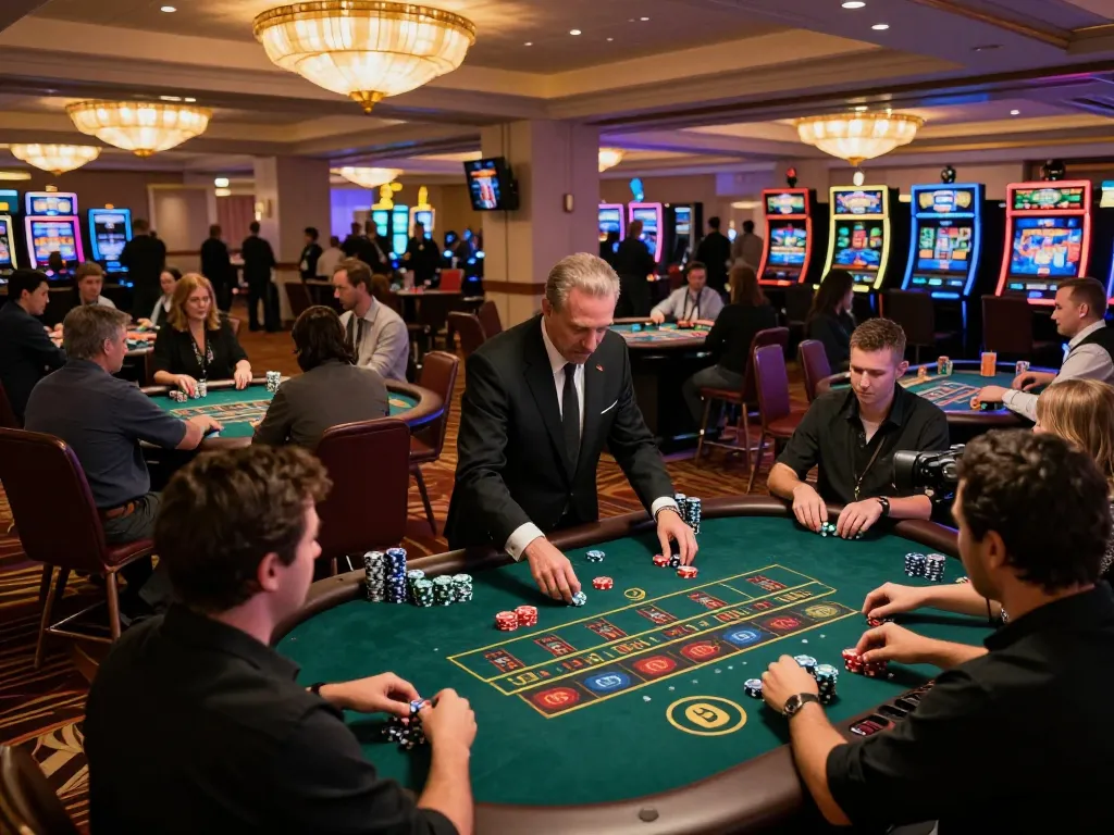 Engaging gameplay at migliori casino online europei live with players at various tables enjoying their bets.