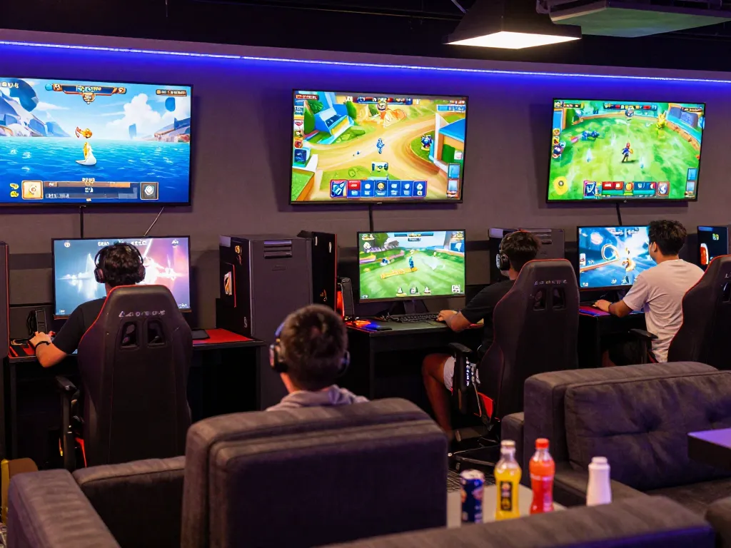 Immersive gaming environment at 79King.com with players engaged in exciting online casino games.