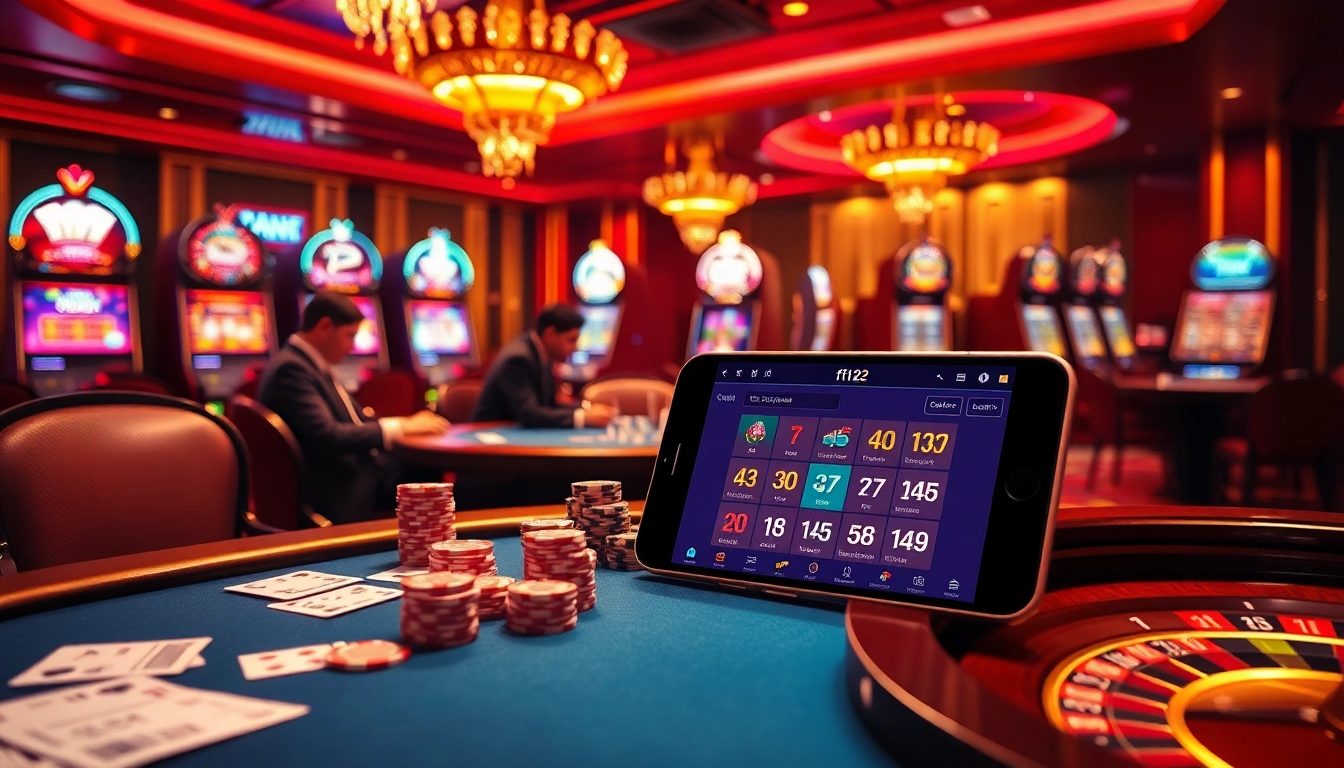 Experience the thrilling excitement of casino gaming through the f12 App's dynamic interface and vibrant visuals.