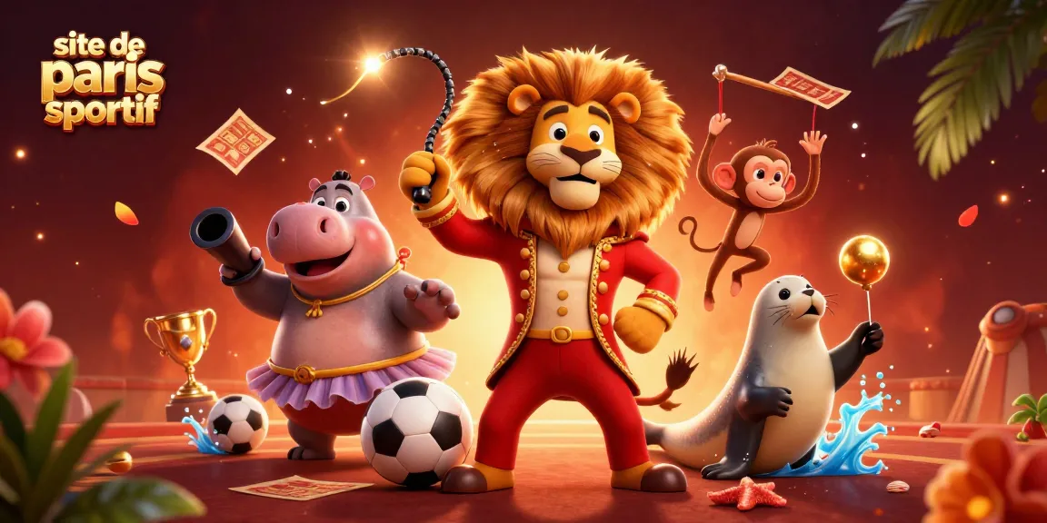 Évalue les meilleures offres sur le site de paris sportif avec des personnages animés colorés.