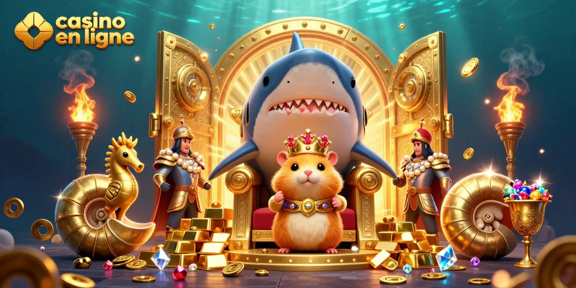 Casino en ligne : Jouez avec le roi hamster dans un royaume de trésors scintillants