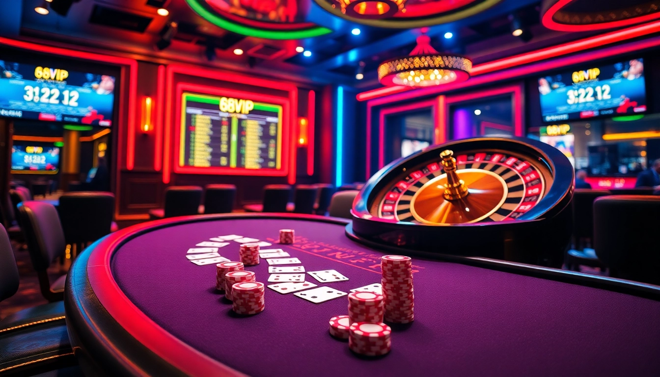 Players strategizing their bets at 68VIP’s luxurious casino table.
