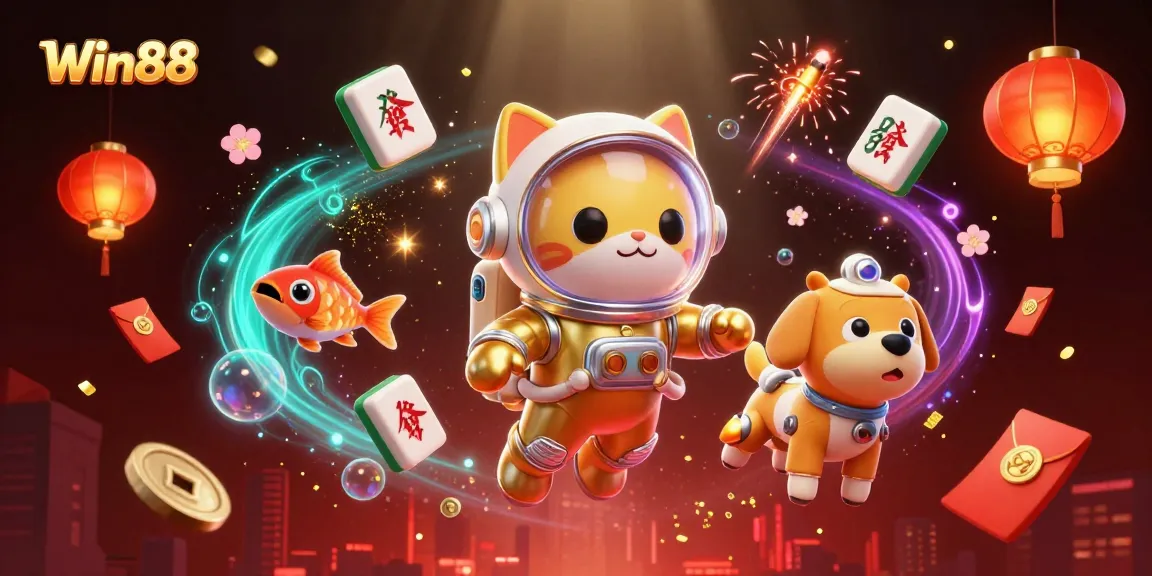 Win88 brings excitement to players with a vibrant 3D casino adventure filled with colorful elements.